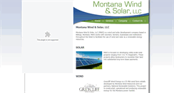 Desktop Screenshot of montanawindresources.com